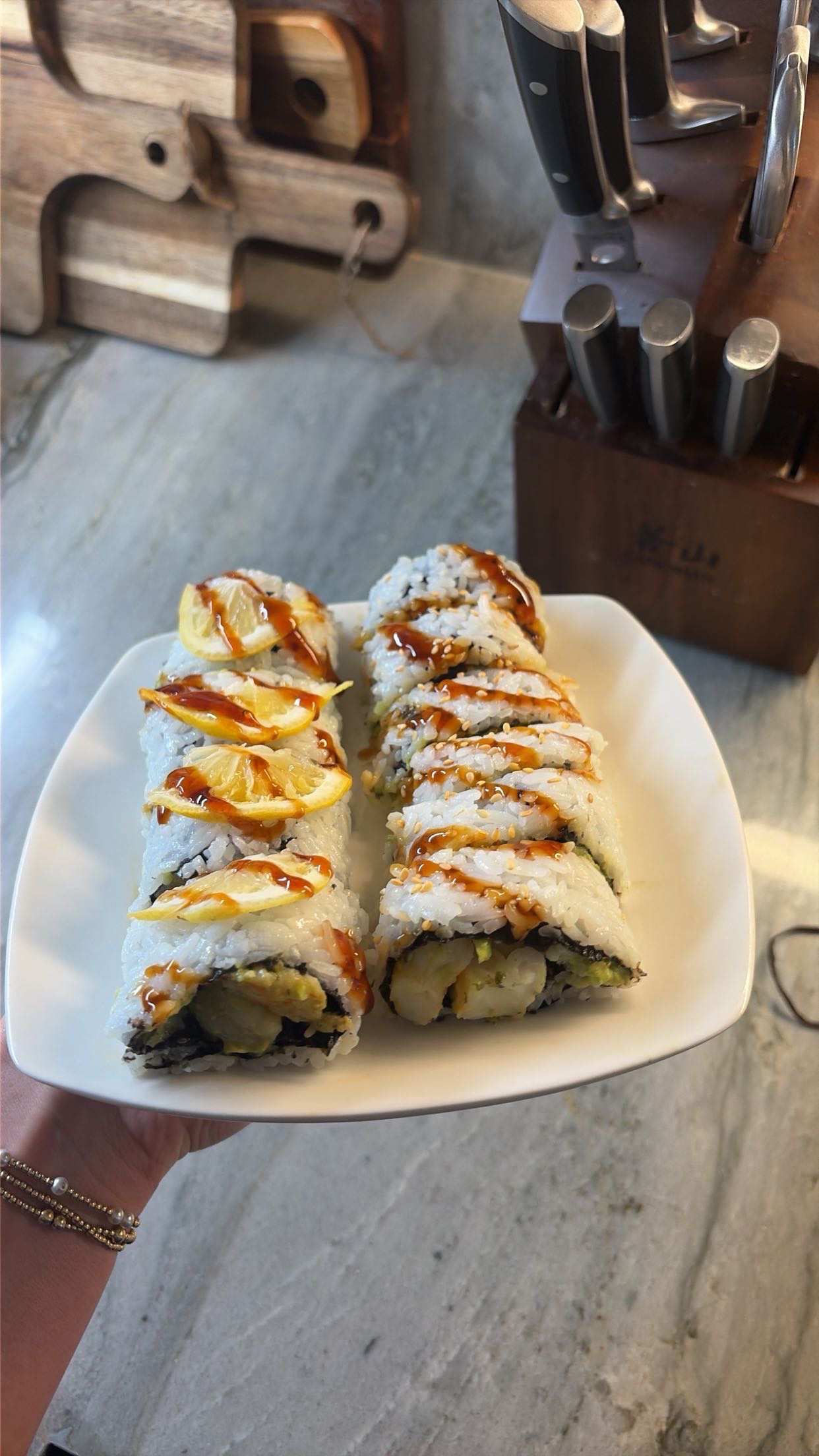 Homemade Sushi Rolls